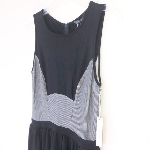 Tart Collections Ponte Knit Menswear Inspired Sleeveless Black Dress Small NWT - Picture 5 of 13